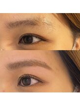 ジアン(GIEN)/アイブロウ before→after