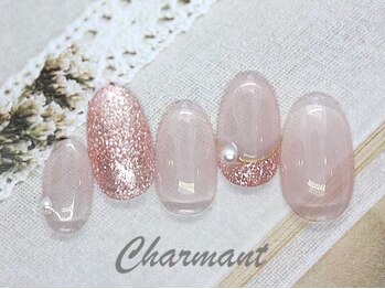 シャルマン(Charmant)/クリアピンクネイル