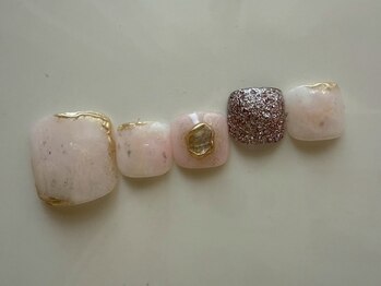 フット定額デザインネイル
