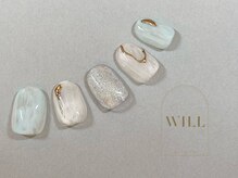 ネイルサロン ウィル 恵比寿(will)/ぬりかけシアーネイル