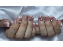 メルシィネイル(merci nail)/チークフレンチネイル