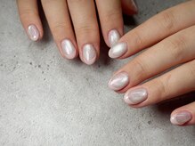 ナナネイル(7.Nail)/キラキラフレンチネイル