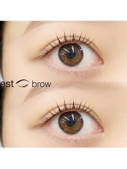 エストブロウ 麻布十番店(est brow)/まつげパーマ パリジェンヌ 眉毛