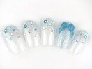 ラメグラデーションリボン6930円