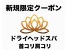 【ご新規様限定】ドライヘッドスパ60分　¥7,200