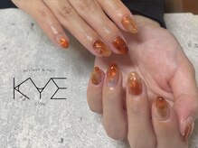 キーバイマグ(KYE by Mag)/持ち込みデザイン/ミラーネイル