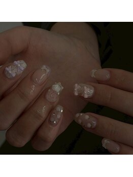 オリビアブルー(Olivia Blue)/持ち込みネイル