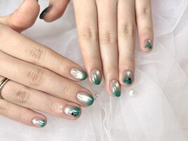 春カラー、グラデーション