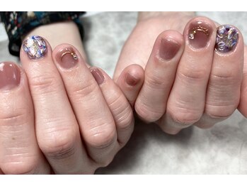 ヒナソラ(hinasora)/紫陽花ネイル