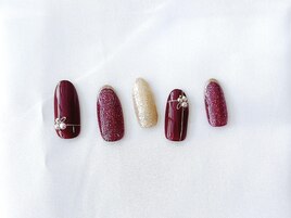 冬☆レッドネイル