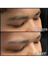 眉毛男子 新宿店/お客様の施術例