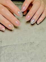 サング ネイル ビューティー アトリエ(suNg nail beauty atelier)/プラチナマグ×オーロラ