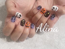 ハロウィンネイル
