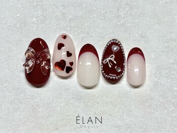 エラン メグロ(ELAN Meguro)/バレンタインネイル