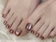 ワイネイル(Y nail)の写真/【フットバス付◎】夏は足元からお洒落を楽しんで♪豊富なカラーとパーツで指先を可愛く華やかにアレンジ☆