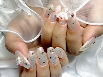 プティ アイビューティ 北浜店(peTiT eyebeauty)/キラキラ　Y2K　推しネイル