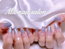 エムズ ネイルサロン(M2)/シンプルラメグラデーション