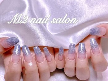 エムズ ネイルサロン(M2)/シンプルラメグラデーション