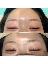 マナ バイ オハナ 横浜関内(mana by ohana)/眉毛ワックス／ビフォーアフター