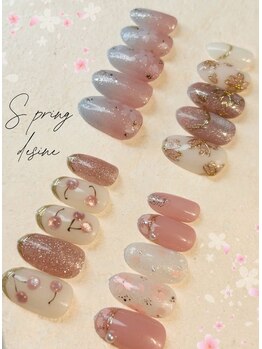 春限定！デザインジェル☆¥9900