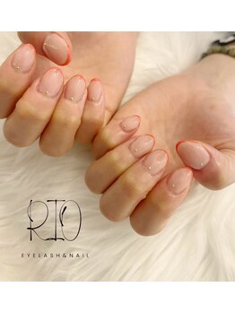 リオ(RIO)の写真/大人可愛いシンプルネイルで指先を上品に
大人可愛いシンプルネイル/オフィス向けシンプルネイル