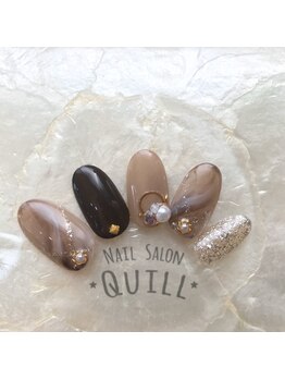 ネイルサロン クイル(QUILL)/11月秋色ネイルデザイン♪2