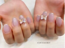 ココロバ ネイルアンドビューティーサロン(COCOLOBA)/蝶々モチーフ×ラベンダー♪