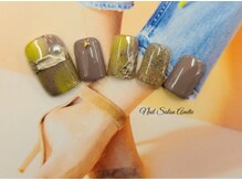 ネイルサロン アミティエ(Nail Salon Amitie)/nuance×mirror：foot nail