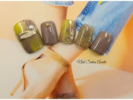 nuance×mirror：foot nail