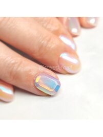 _____氷宝石ネイル