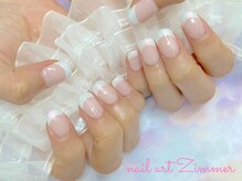 ネイルアート ジマー/王道フレンチ/パラジェル