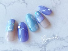 ネイルアンドアイラッシュ ボネール 銀座店(lash Bounail)/ニュアンス 夜空　11480円