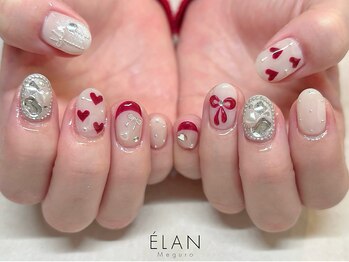 エラン メグロ(ELAN Meguro)/バレンタインネイル
