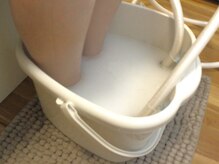 ヨサパーク カルド 博多駅東店(YOSA PARK CALDO)の雰囲気（マイクロバブルの水素足湯で、気になるむくみを取り足が細く！）