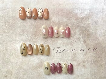 リーネイル 薬院店(Re.nail)/定額デザイン6500円♪