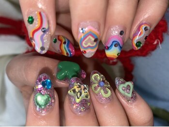 ニケ(Nik)の写真/大人可愛いネイルデザインを豊富にご用意★指先を美しく魅せる上品デザインに満足度◎持ち込みも可◎