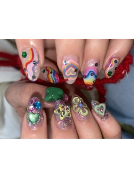 手描きアートが得意なサロン