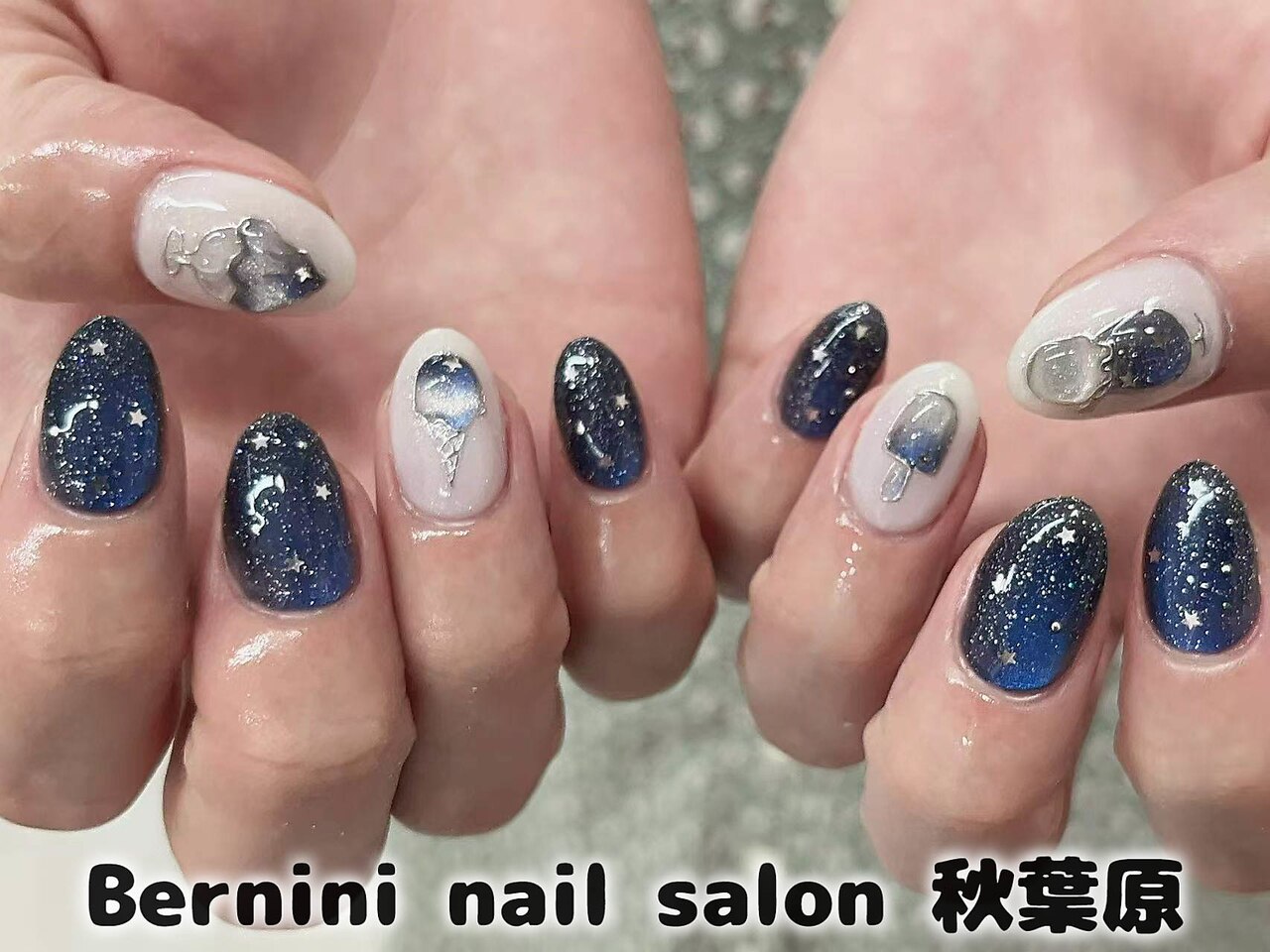 ネイルチップ 量産型 ツイード推しネイル ネイビー #95 2025年秋トレンド】推しのネイルデザイン集｜人気順｜32ページ目｜