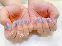 ジーフィンガー 大井町店(G Finger)/涼しげなクリア感ネイル♪