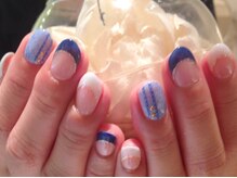 ネイルズ ララ(nails Lala)/デニムフレンチ。