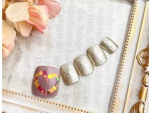 ネイルサロン&スクール ジーナ(GINA)/ホロハートネイル