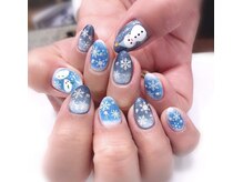 ハーティーネイル hearty nail 溝の口店/冬ネイルデザイン