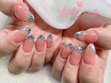 シーシーネイル 新宿店(CeCe Nail)/ガラスフレンチネイル