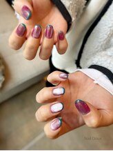 ネイル ドゥ 岡山駅前店(Nail Doux)/フレンチマグネットネイル