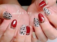 ネイルトップエクル(nail top E CRU)/マグネットレオパード