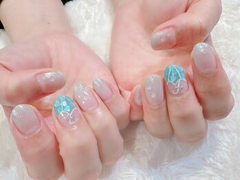 ラルネイル 大宮(Lull. nail)/#梅雨ネイル#ガーリー#傘