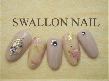 スワロンネイル(SWALLON NAIL)/5.6月定額ネイル