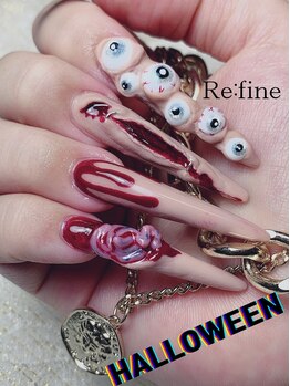 リファイン(Re:fine)/ホラーネイルもできちゃいます☆
