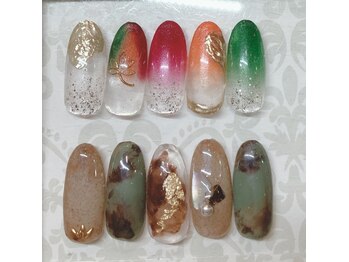 ティーエヌ 本厚木店/秋ネイル☆6500円【7150円税込】