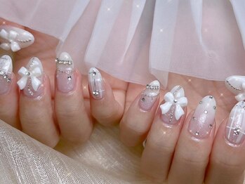 シーアンドビーネイル(C&B Nail)/長さだし持ち込みデザイン